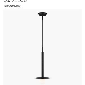 Modern Black Pendant Lights (2)